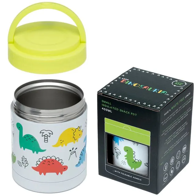 Dinosauria Jr Reusable Stainless Insulated Lunch Pot 500ml