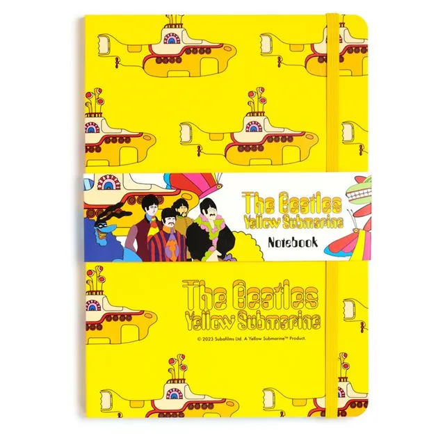 The Beatles Yellow Submarine Recycled Paper Notebook