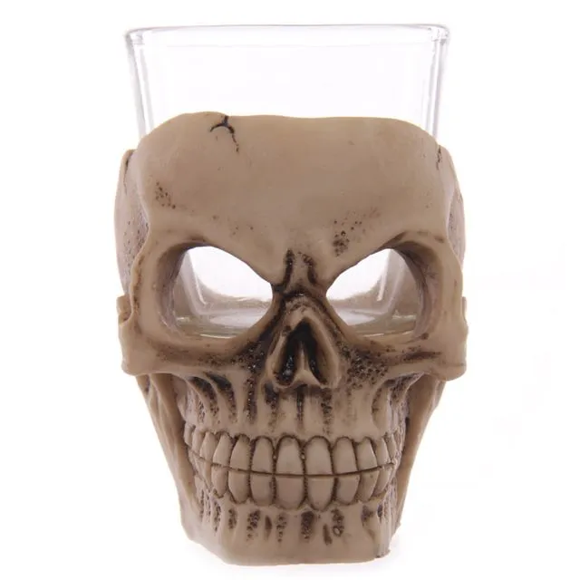 Gruesome Skull Mini Shot Glass