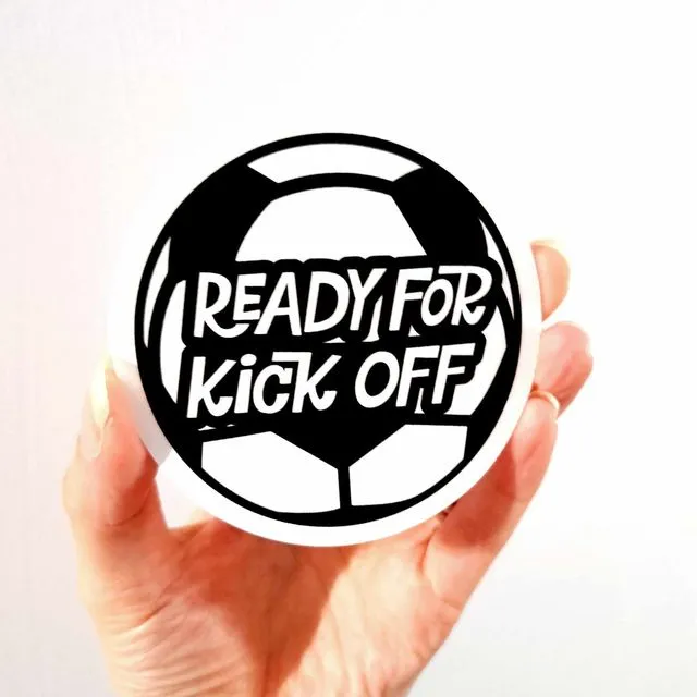 Ready for Kick Off Sticker