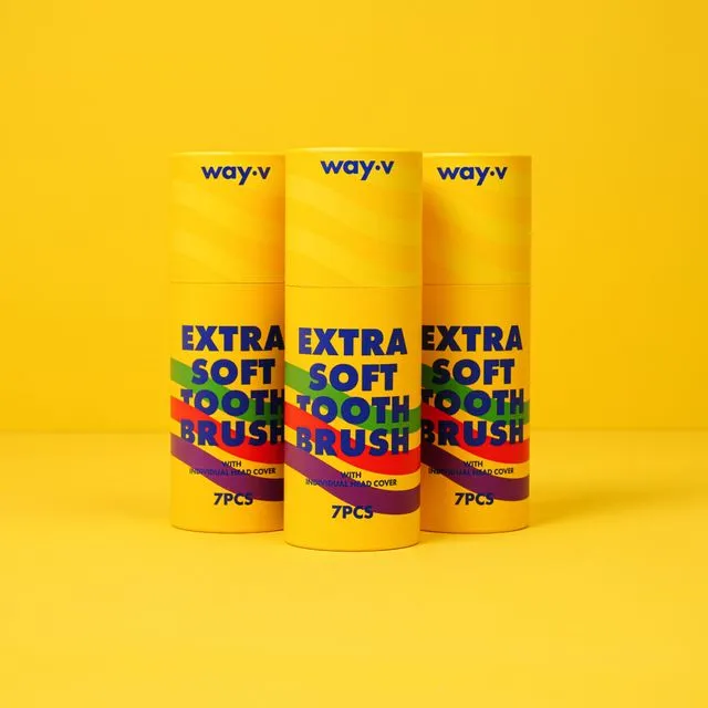 WAY.V Extra Soft Toothbrush - 7pcs