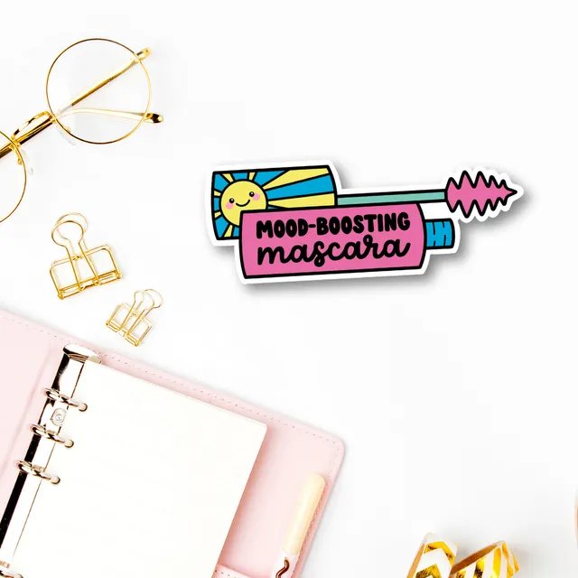 Mood-Boosting Mascara Sticker