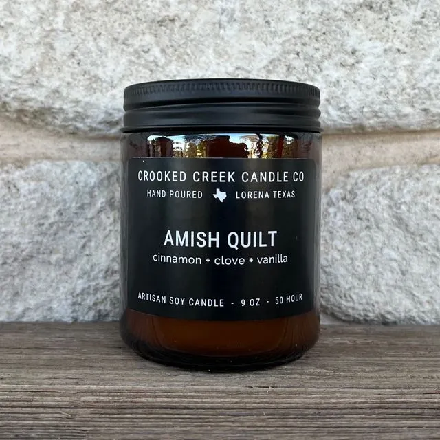 Amish Quilt Candle