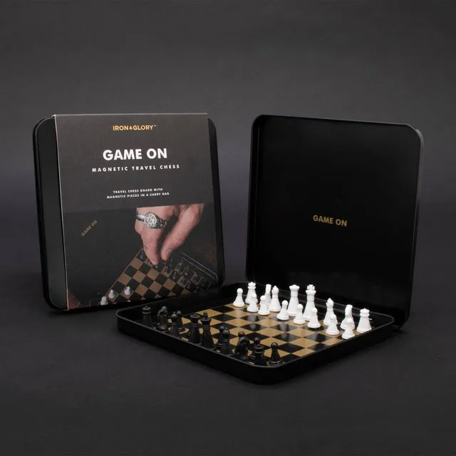 Iron & Glory - Game On Travel Chess Set