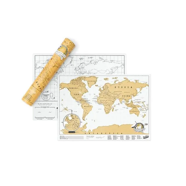 Scratch Map ® - Original Travel Edition