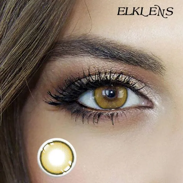 ELKLENS Deer Brown Colored Contact Lenses