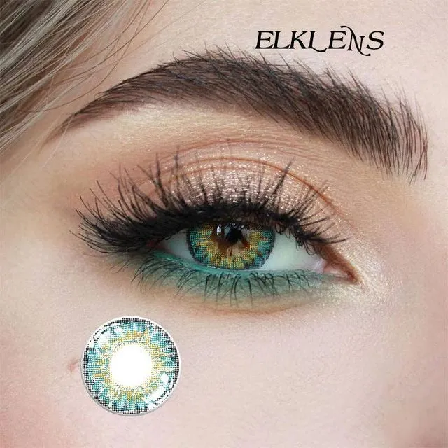ELKLENS Featured Exquisite Products Emerald Green Colored Contact