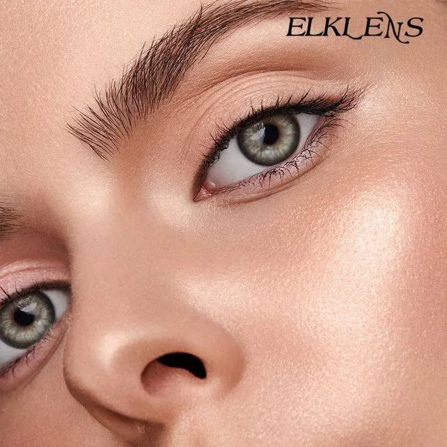 ELKLENS Swan Brown Colored Contact Lenses