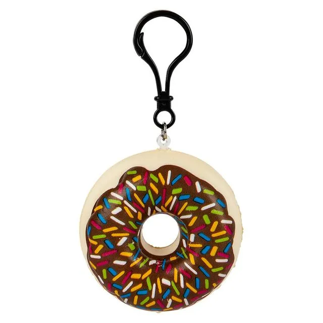 SQUISH DONUT BACKPACK CLIP (24PCS/DISPLAY) 2.75"
