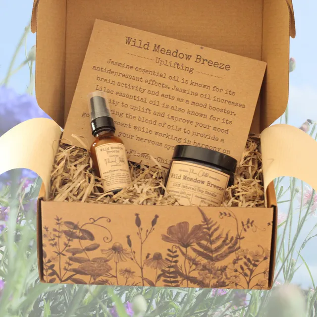 Wild Meadow Breeze Candle/Spray Gift Set