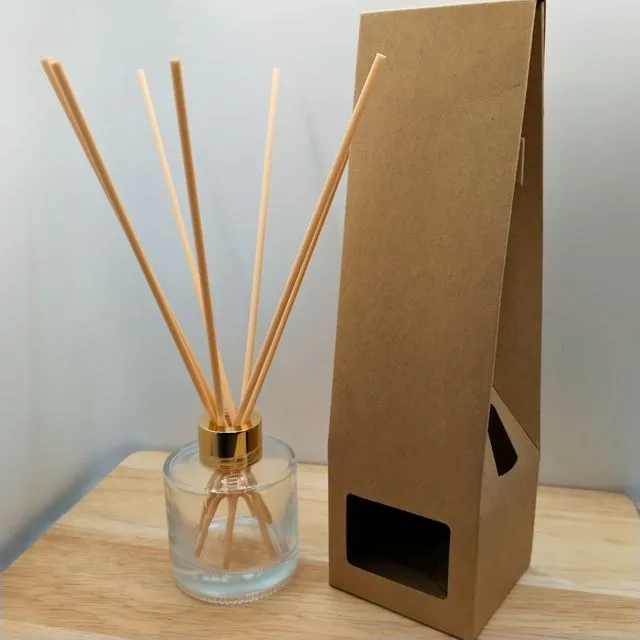 Gingerbread House White Label Reed Diffuser