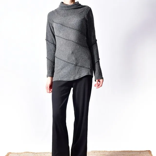 Soft Knit Cozy winter sweater knit Interlock Pattern Top