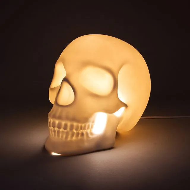 Skull Light - Dead cool ceramic table lamp