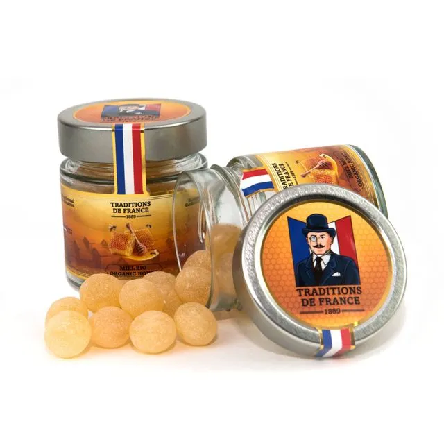Handmade organic Honey candy from France