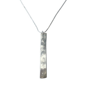 Handmade 925 Sterling Silver 'Forgiven' Pendant with a 925 chain