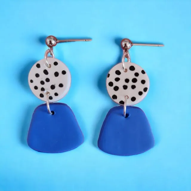 Handmade Blue Drop Earrings