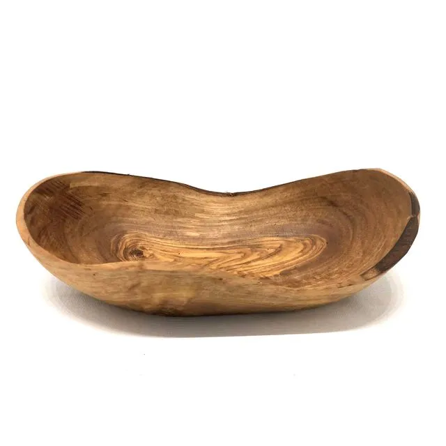 Bowl rustic large (14 – 16/9/5 cm) made of olive wood