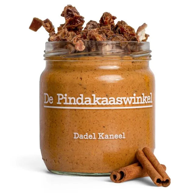 De Pindakaaswinkel Date Cinnamon Peanutbutter 36 x 420ml