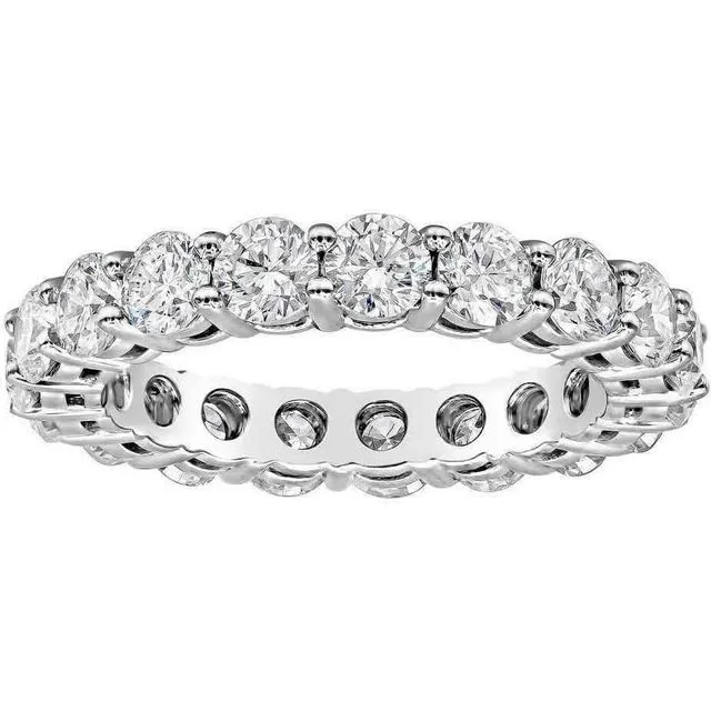 1 3/5 Carat Ct Round Diamond Eternity Band Ring in 14K Gold