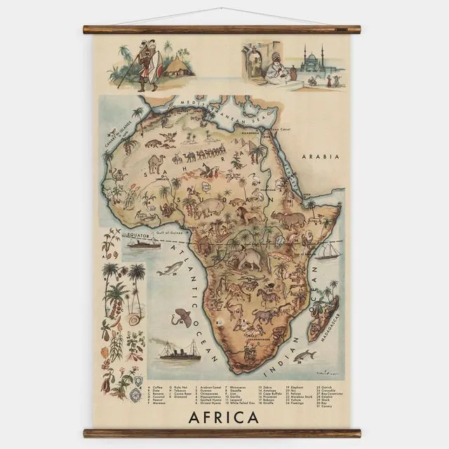 Africa Ruebner - Wall Chart