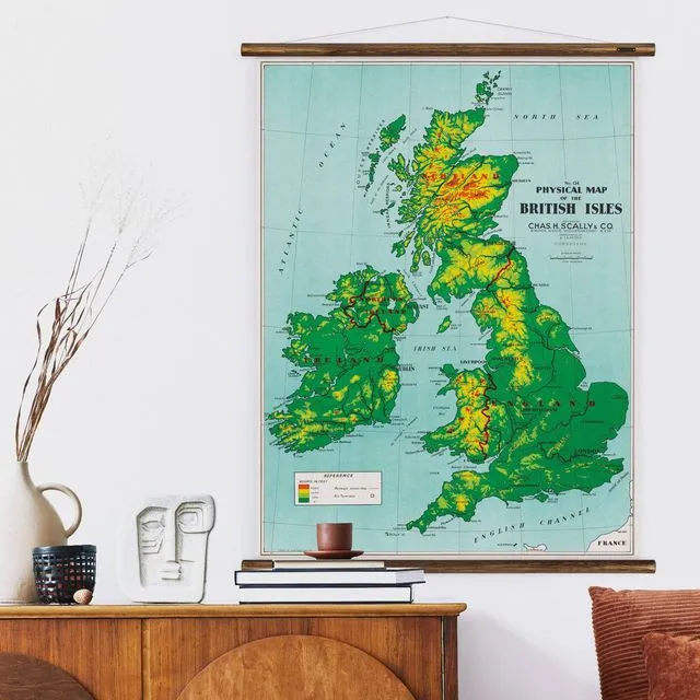 British Isles - Wall Map