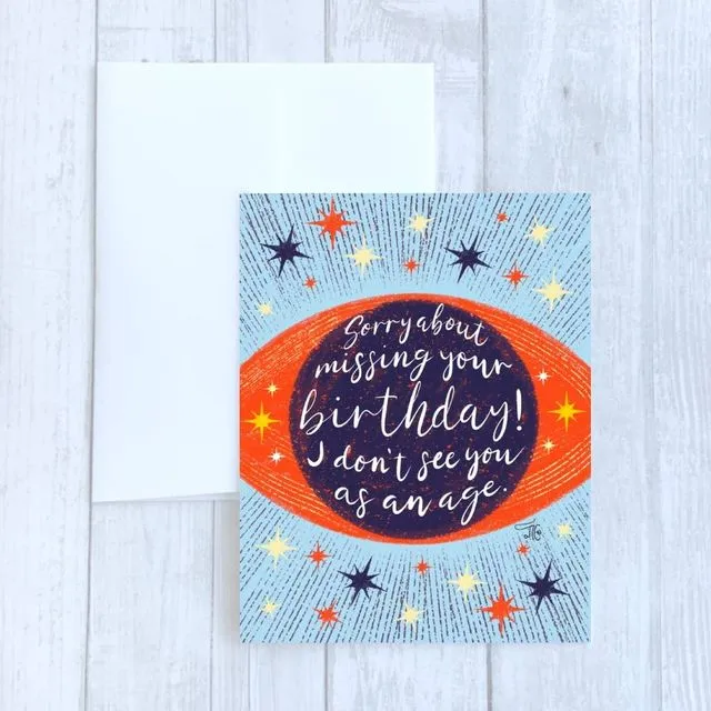 Ageless You: I Don't See You As An Age Greeting Card
