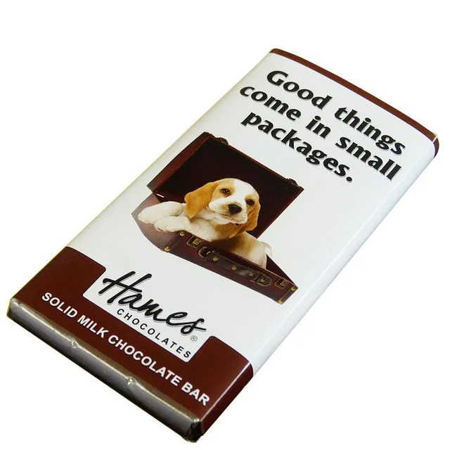 Animals With Attitude - Milk Chocolate Bar - Dog. Outer of 12