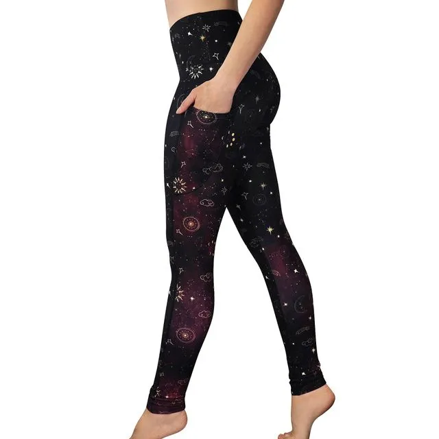 Stardust - High Waist Leggings with Pockets
