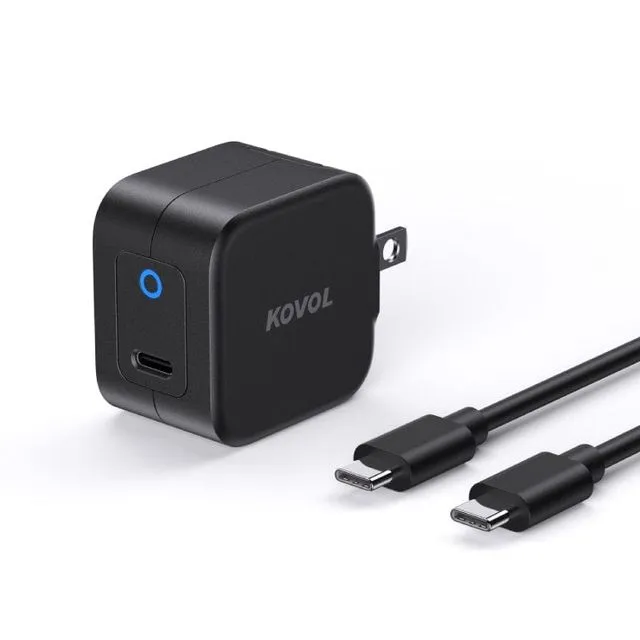 Kovol Sprint 25W PD Wall Charger &amp; Cable Combo
