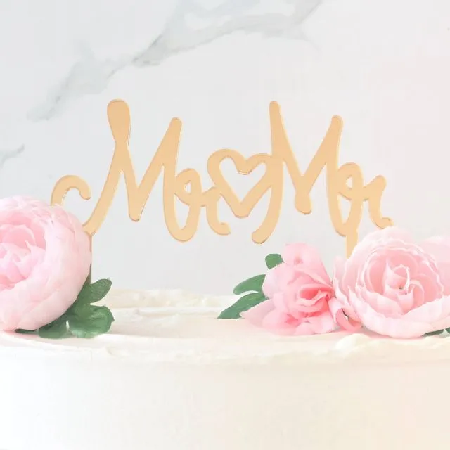 Mr & Mr, Mrs & Mrs, Mr & Mrs Wedding Cake Topper