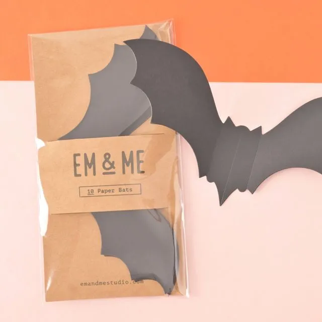 Paper Bats, Halloween Decor