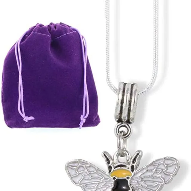 Bee Necklace | Jewelry Bee Gifts for Women Men Jewellery Accessories Decor Bumblebee Honey