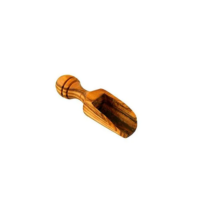 Small salt shovel approx. 6 – 7 cm, made of olive wood