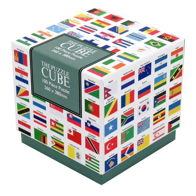 100 Piece Jigsaw - Flags of the World