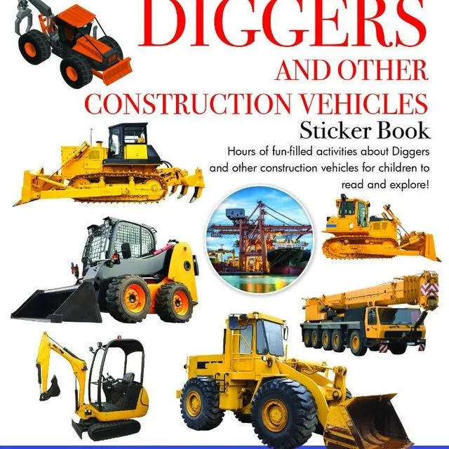 Sticker Book - Discover Diggers