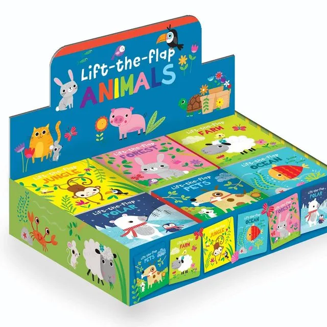 Lift-the-Flap Animals Mini Board Books
