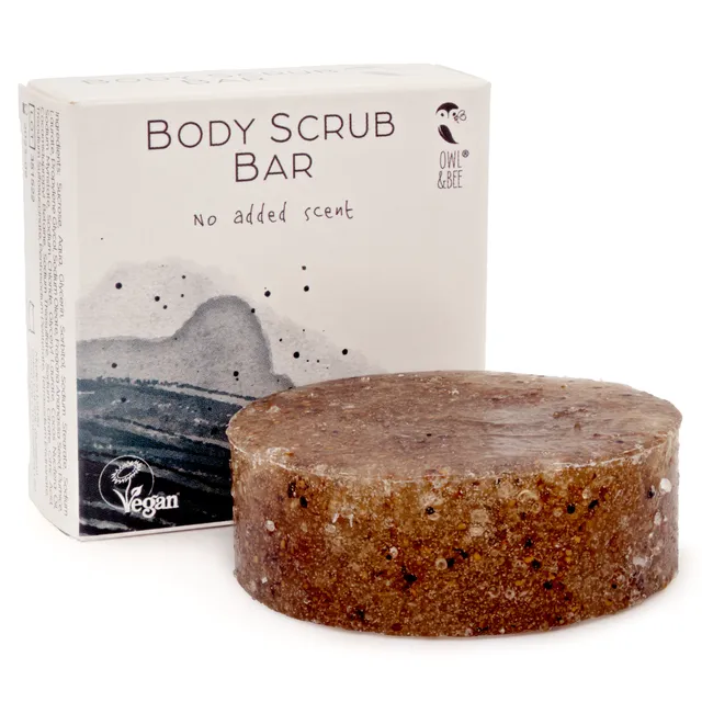 Owl & Bee® - Body scrub bar - No added scent - Pack of 12
