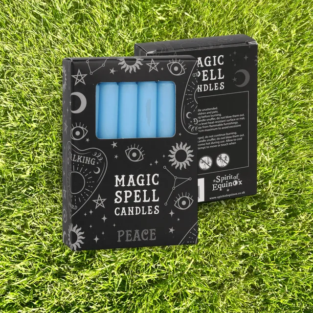 Peace Light Blue Spell Candle