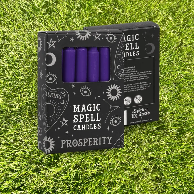Peace and Prosperity Purple Spell Candles