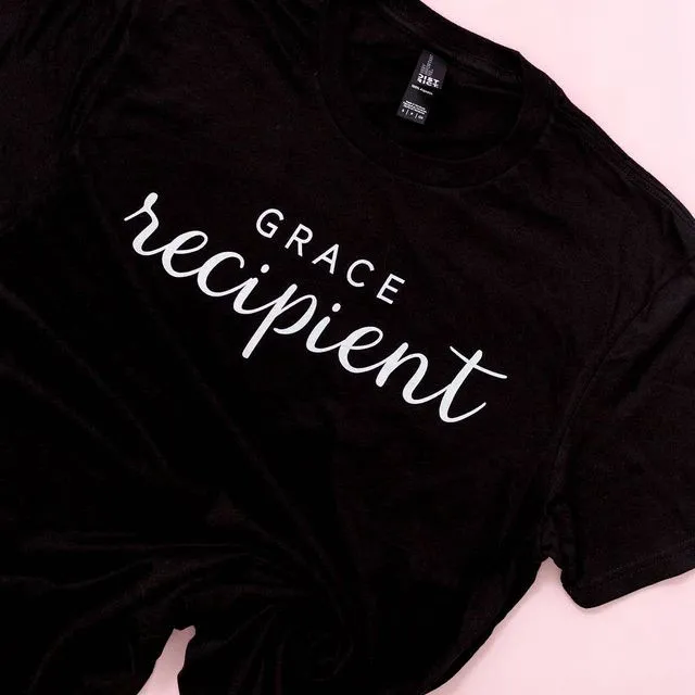 Grace Recipient T-Shirt, Black