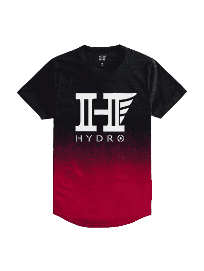Red degraded Hydro T-shirt