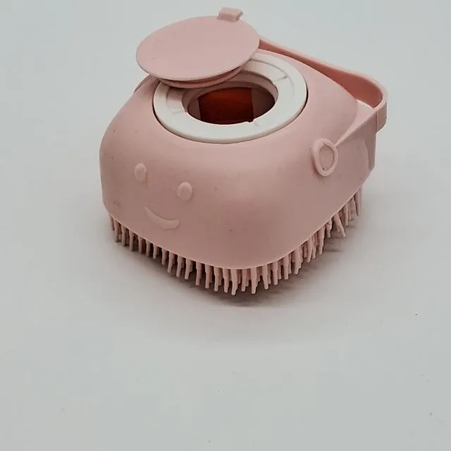 Pamper Shampoo & Massage Brush - Pink