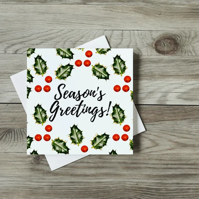 Greeting card - Christmas - Seasons Greetings