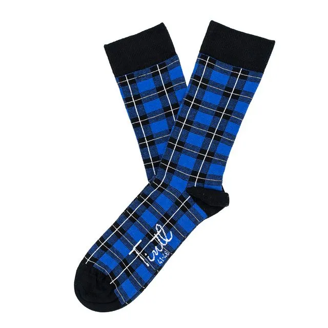Scotty - Black/blue Tintl Socks