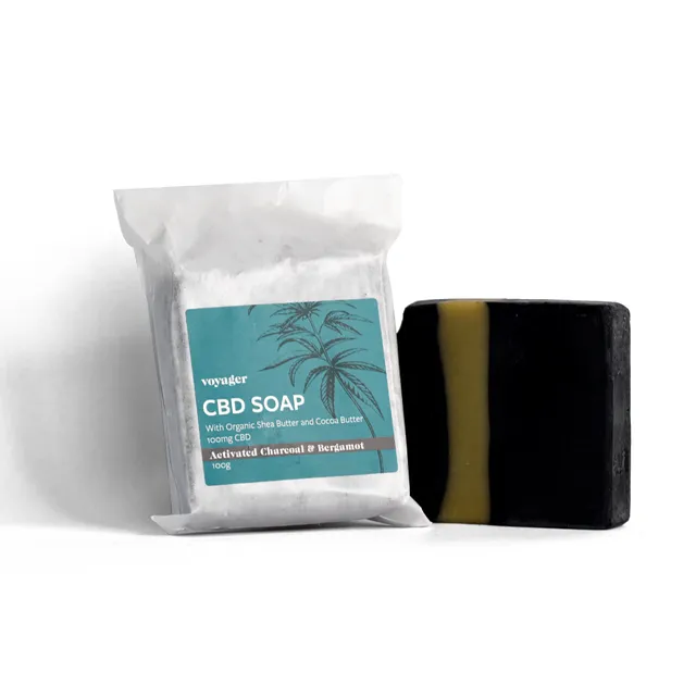 CBD Soap - Charcoal/Bergamot