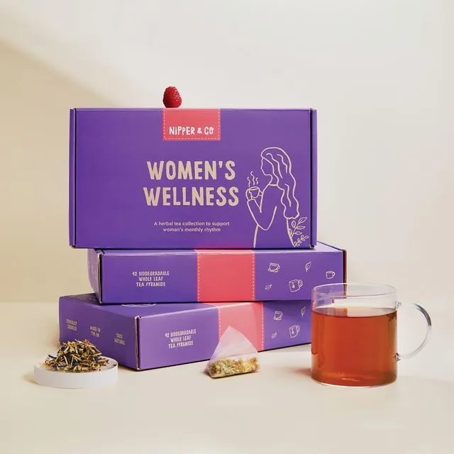 Women's Wellness, herbal tea gift box for every woman, wellness gift, Valentines Gift for women