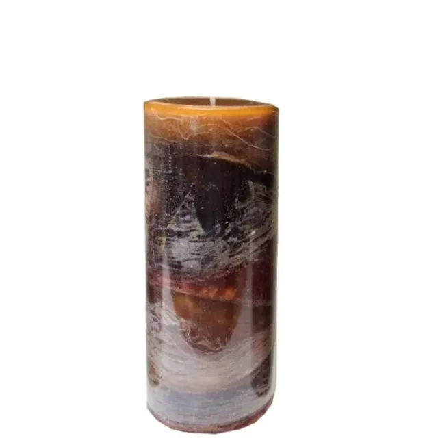 Brown Ombre Pillar Candle