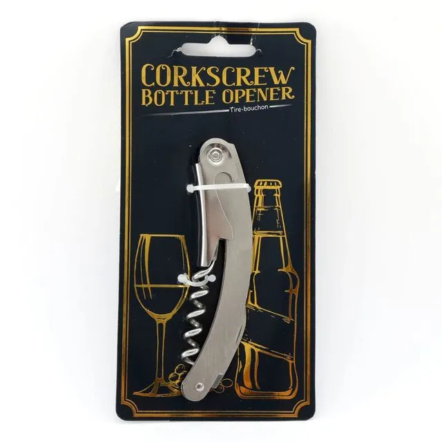 Corkscrew &amp; Bottle Opener 11cm