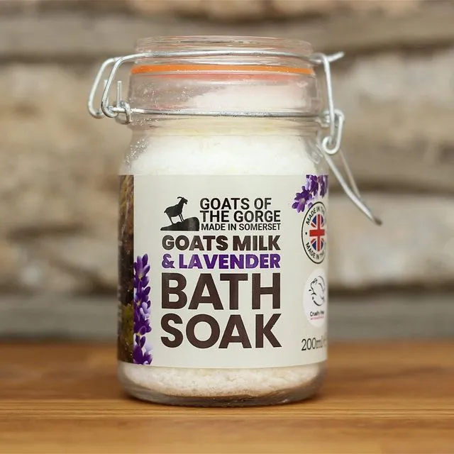 Goats Milk Bath Soak Lavender