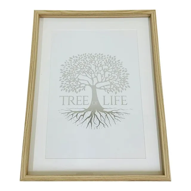 Silver Tree Of Life Print 40cm